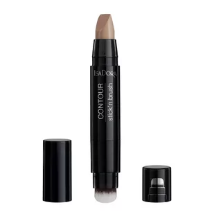 IsaDora Contour Stick'N Brush Cool Beige - Bronzery i konturowanie twarzy - miniaturka - grafika 1