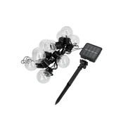Lampy ogrodowe - Solarna GIRLANDA ogrodowa LED ASTER 0,12W 10 ozdobnych kulek BARWA ZIMNA - miniaturka - grafika 1
