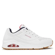 Sneakersy męskie - Sneakersy Skechers Uno Stand On Air 52458/WNVR Biały - miniaturka - grafika 1