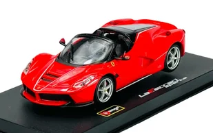 BBURAGO FERRARI LAFERRARI APERTA SIGNATURE SERIES CZERWONY 1:43 36907 + GABLOTKA - Samochody i pojazdy dla dzieci - miniaturka - grafika 1