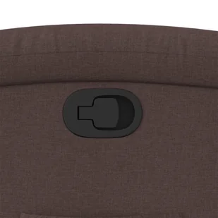 Fotel rozkładany, ciemnobrązowy, obity tkaniną Lumarko! - Fotele - miniaturka - grafika 10