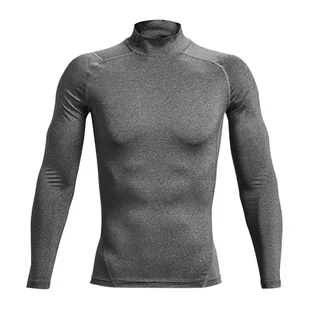 Koszulka fitness męska Under Armour Ua Hg Armour Comp Mock z długim rękawem - Koszulki sportowe męskie - miniaturka - grafika 1