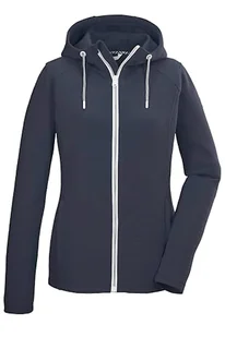 killtec Damska kurtka Powerstretch z kapturem KOS 33 WMN FLX JCKT, ciemnoniebieska, 48, 42851-000 - Kurtki damskie - miniaturka - grafika 1