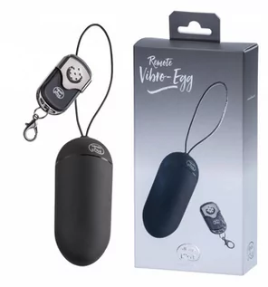 Wibratory i masażery - Boss Of Toys MINDS of LOVE Remote Vibro-Egg black 38-29915 - grafika 1