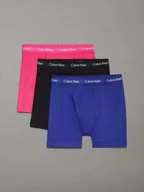 Majtki męskie - CALVIN KLEIN BOKSERKI MĘSKIE 3 PACK ORYGINAŁ 000NB2616A NLT R XL - miniaturka - grafika 1