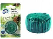 Środki do WC - Clean Ravi THERAPY KOSTKA BARWIĄCA DO WC ZIELONY LAS 50G - miniaturka - grafika 1