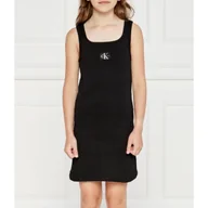 Sukienki i spódniczki dla dziewczynek - CALVIN KLEIN JEANS Sukienka - miniaturka - grafika 1