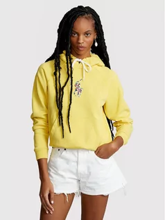 Bluzy damskie - Ralph Lauren Polo Bluza 211863302 Żółty Regular Fit - grafika 1