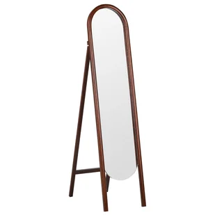 Lustro Stojące 30 X 150 Cm Ciemne Drewno Chelles - Lustra - miniaturka - grafika 1