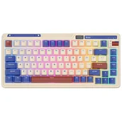 Klawiatury - Klawiatura mechaniczna Royal Kludge KZZI K75 pro RGB, Moment Switch (retro-niebieska) - miniaturka - grafika 1