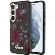 Etui i futerały do telefonów - Etui Guess GUHCS23MHCFWSA do Samsung Galaxy S23+ Plus S916 zielony/kaki hardcase Flower Collection - miniaturka - grafika 1