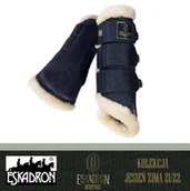 Akcesoria jeździeckie - Eskadron Ochraniacze kontaktowe GLITTER MESH Heritage AW 2021/22 - - navy - miniaturka - grafika 1