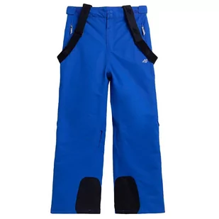 Spodnie narciarskie 4F HJZ20JSPMN001A36S - granatowe - Spodnie i spodenki dla dziewczynek - miniaturka - grafika 1