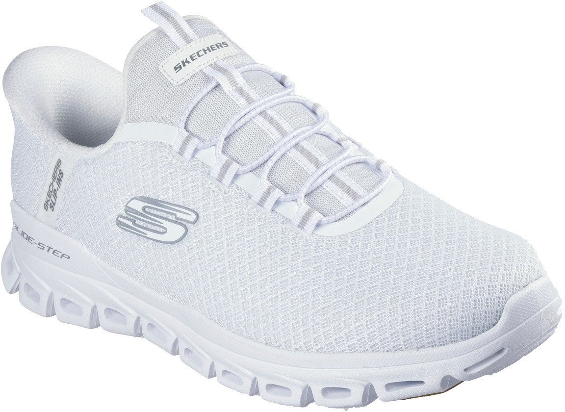 Skechers buty męskie Slip-ins: Glide-Step - Noxus 233010 WHT white 45