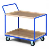 Wózki magazynowe - B2B Partner Warsztatowy wózek półkowy 101202 - miniaturka - grafika 1