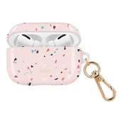 Akcesoria do słuchawek - Apple UNIQ UNIQ etui Coehl Terrazzo AirPods Pro różowy/blush pink UNIQ320PNK - miniaturka - grafika 1