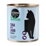 Mokra karma dla kotów - Cosma Nature, 6 x 280 g - Tuńczyk z jagnięciną - miniaturka - grafika 1