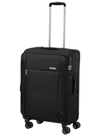 Walizki - Walizka średnia poszerzana Samsonite Base Breeze - black - miniaturka - grafika 1