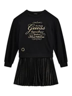 Sukienki i spódniczki dla dziewczynek - Guess Sukienka codzienna J5BK31 KAUH0 Czarny Regular Fit - miniaturka - grafika 1