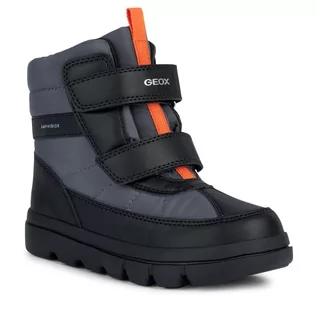 Buty dla chłopców - Śniegowce Geox J Willaboom Boy B Ab J36LFB 0FU54 C0005 D Black/Dk Grey - grafika 1
