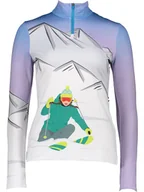 Koszulki sportowe damskie - SPYDER Koszulka funkcyjna "Chill" w kolorze fioletowym - miniaturka - grafika 1