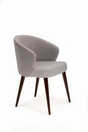 Krzesła - Mirek 5 krzesło tapicerowane tkanina do wyboru nogi ciemny orzech - miniaturka - grafika 1