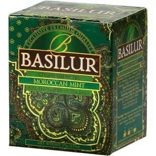 BASILUR BASILUR Herbata Oriental Collection Moroccan Mint w saszetkach 10x2g WIKR-993289 - Kawa w kapsułkach i saszetkach - miniaturka - grafika 1
