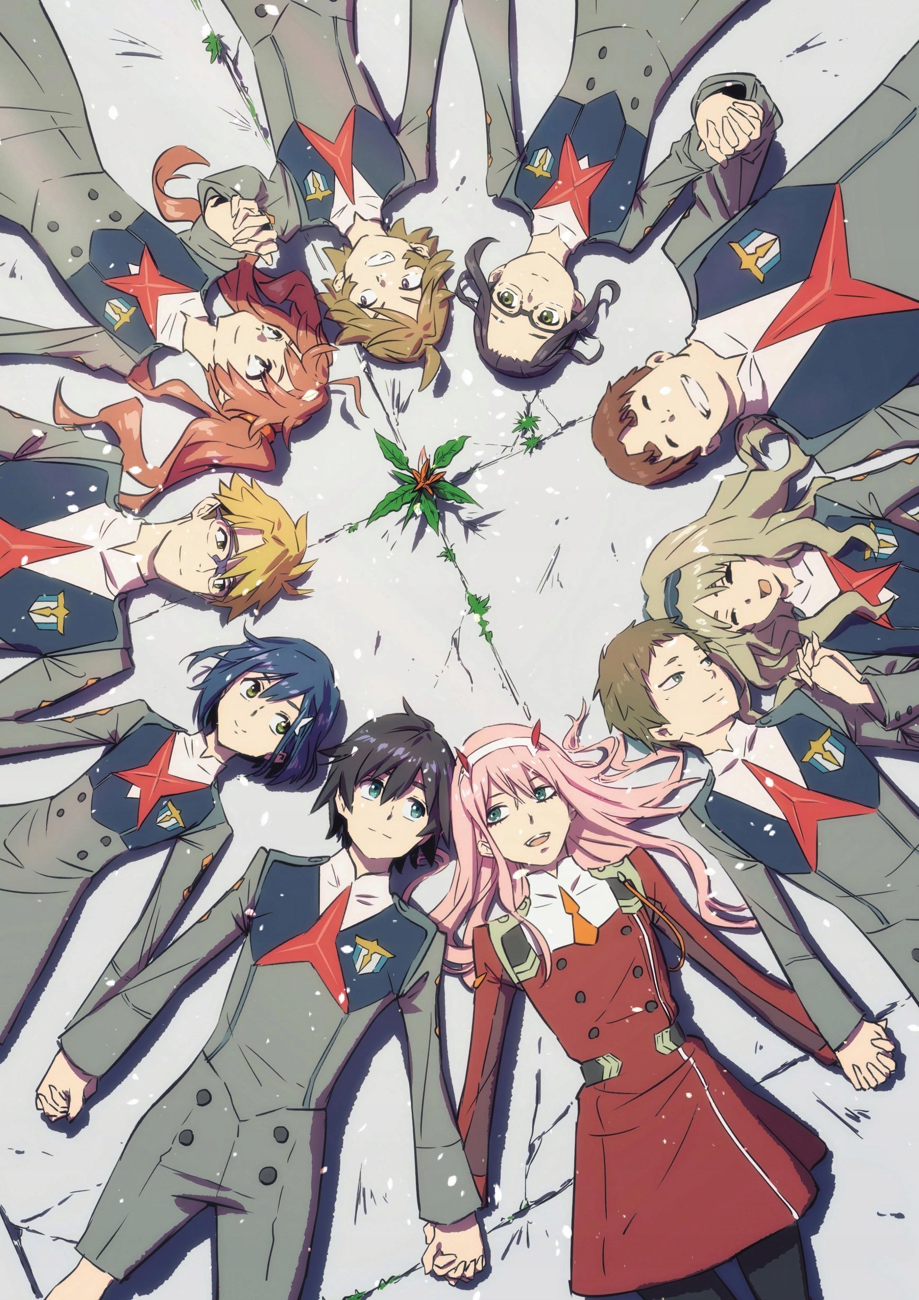 Plakat A2 anime manga Darling in The Franxx