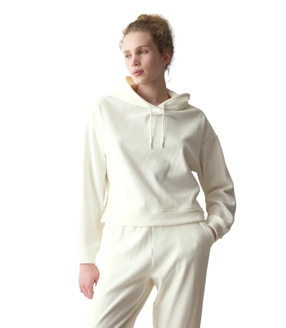 Damska bluza z kapturem Triumph Velour Rib Hoodie