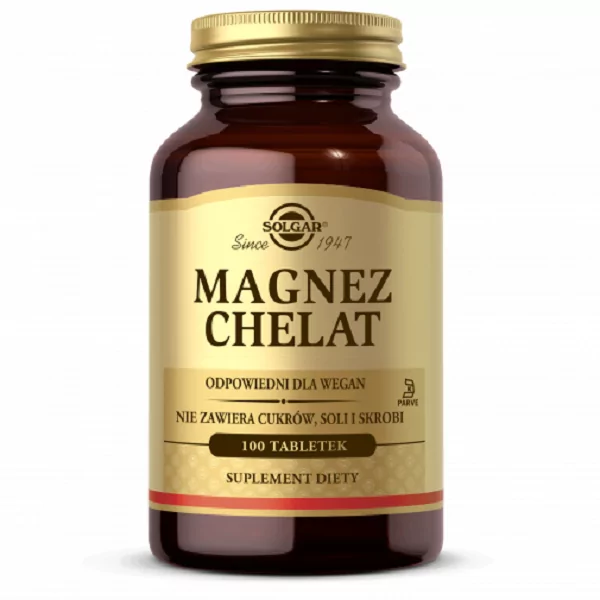 Solgar Magnez Chelat 100 Tabletek