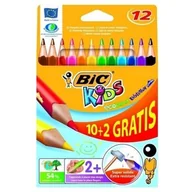 Przybory szkolne - Kredki EVOLUTION TRIANGLE 10+2 829735/8871462 BIC - miniaturka - grafika 1