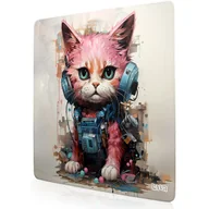 Podkładki pod mysz - PODKŁADKA GAMINGOWA Kot ze Złomowiska 30x30 TILT XXL Gamingowa Wodoodporna - miniaturka - grafika 1