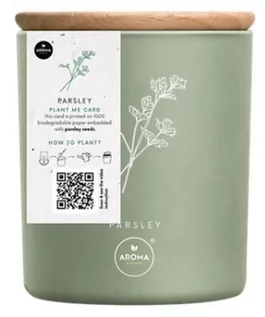 Świece - MTM, Aroma Garden, Naturalna świeca zapachowa Fresh Herbs Parsley, 150 g - grafika 1