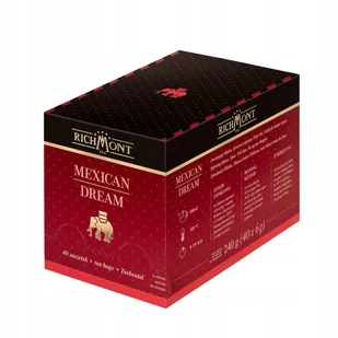 Herbata Richmont Mexican Dream hibiskus przyprawy korzenne róża 40 saszetek - Herbata - miniaturka - grafika 1
