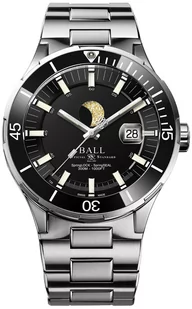 Zegarek Zegarek Ball DM3130B-S13J-BK Roadmaster Challenger Moonphase (40mm) - Zegarki męskie - miniaturka - grafika 1