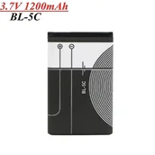 Baterie do telefonów - Elriven 3.7V 1200mAh Bateria Bl-5c Bl5c Bl 5c Akumulatory do Nokia 2112 2118 2255 2270 2280 2300 2600 2610 3125 3230 1020mah - miniaturka - grafika 1