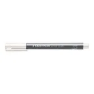 Przybory szkolne - Flamaster pędzelkowy Metallic brush biały 10 szt. - miniaturka - grafika 1