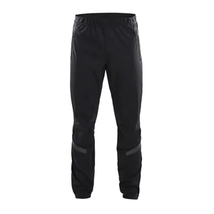 Męskie Spodnie CRAFT WARM TRAIN PANT M 1906417-999003 – Czarny - Spodnie sportowe męskie - miniaturka - grafika 1