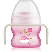 Kubki dla dzieci - MAM Starter Cup Night kubek treningowy z uchwytami Tiger 150 ml - miniaturka - grafika 1