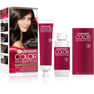 Garnier Color Sensation 3.0 Prestiżowy Ciemny Brąz - Farby do włosów i szampony koloryzujące - miniaturka - grafika 1