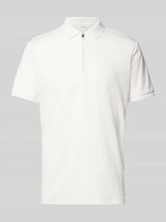Koszulki męskie - Koszulka polo o kroju regular fit z listwą na zamek błyskawiczny model ‘FAVE’ - grafika 1