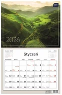 Kalendarze - Kalendarz 2026 jednodzielny 32x50cm Widoki - kalendarz - miniaturka - grafika 1
