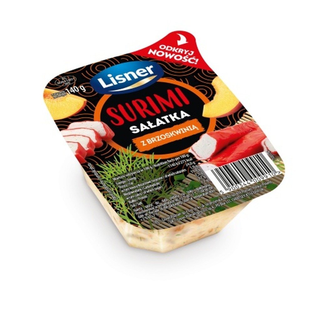 Sałatka z surimi i brzoskwiniami 140 g