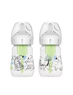 Butelki dla niemowląt - Dr Brown's Butelka szeroka szyjka Options+ 150ml 2 pak dżungla - miniaturka - grafika 1