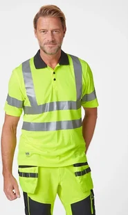 Helly Hansen Koszulka Ostrzegawcza Helly Hansne Addvis Yellow - Odzież robocza - miniaturka - grafika 1