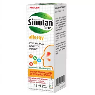 Walmark SINULAN ALLERGY Spray 15 ml - Witaminy i minerały - miniaturka - grafika 1