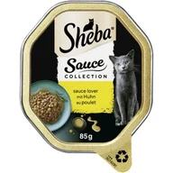 Mokra karma dla kotów - Sheba Sauce Collection Sauce Lover 22 x 85 g Kurczak - miniaturka - grafika 1