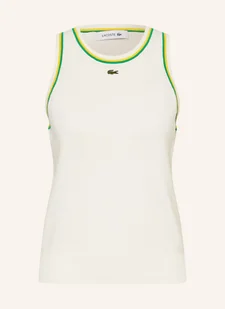 Lacoste Top Z Dzianiny weiss - Koszulki i topy damskie - miniaturka - grafika 1