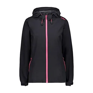 CMP Damska kurtka przeciwdeszczowa Woman Rain Jacket Fix Hood - Kurtki damskie - miniaturka - grafika 1