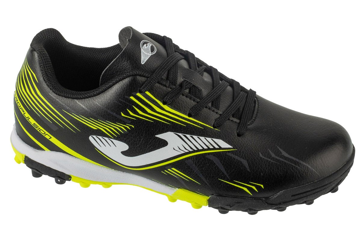 Joma Propulsion Jr 2501 TF PRJW2501TF, dla chłopca, buty piłkarskie - turfy, Czarne